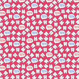 [DDE1000] BRUSH ESTAMPADO DENTISTA FONDO ROSADO