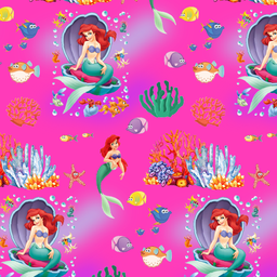 [DSI1000] BRUSH ESTAMPADO LA SIRENITA 0