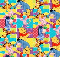 [DWN1001] BRUSH ESTAMPADO WINNIE POOH FONDO ROMPECABEZA