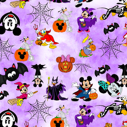 [HMK1000] BRUSH ESTAMPADO MICKEY MOUSE HALLOWEEN