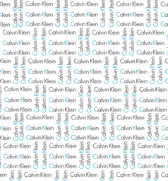 [MCK1002] BRUSH ESTAMPADO CALVIN KLEIN FONDO BLANCO