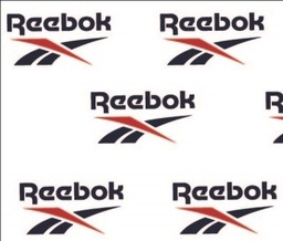 [MRE1000] BRUSH ESTAMPADO REEBOK NEGRO & ROJO FONDO BLANCO