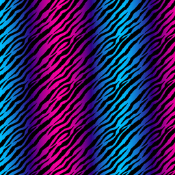 [PTI1000] BRUSH ESTAMPADO TIGRE FONDO NEON