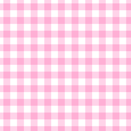 [CUA1000] BRUSH ESTAMPADO CUADROS ROSADOS & BLANCOS