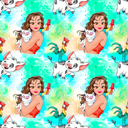 [DMH1003] BRUSH ESTAMPADO MOANA 3