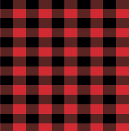 [NCR1001] BRUSH ESTAMPADO CUADROS ROJOS Y NEGROS