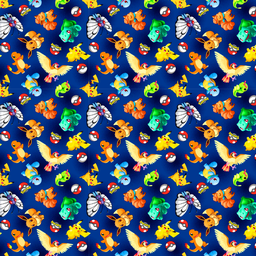 [VAP1005] BRUSH ESTAMPADO POKEMON PIKACHU INICIALES