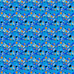 [VCG1002] BRUSH ESTAMPADO COMEGALLETAS BEBE FONDO AZUL