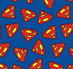 [VSM1000] BRUSH ESTAMPADO DC SUPERMAN LOGO AZUL