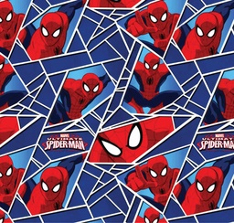 [VSP1000] BRUSH ESTAMPADO MARVEL ULTIMATE SPIDER-MAN COLLAGE AZUL&BLANCO
