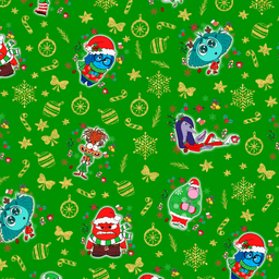 [NIN1002] BRUSH ESTAMPADO INTENSAMENTE VERDE