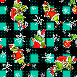 [NGR1018] BRUSH ESTAMPADO GRINCH JADE