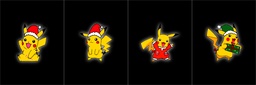 [NPQ1002] BRUSH ESTAMPADO POKEMON FRENTE NAVIDAD  4