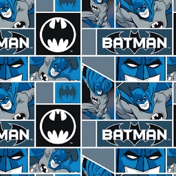 [VBT1006] BRUSH ESTAMPADO BATMAN CUADROS FONDO GRIS