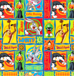 [VLN1000] BRUSH ESTAMPADO LOONEY TOONS FONDO CUADROS