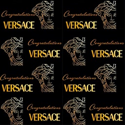 [MVC1000] BRUSH ESTAMPADO VERSACE DORADO FONDO NEGRO