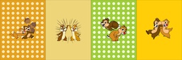 [FCC1000] BRUSH ESTAMPADO FRENTES CHIP & DALE NIÑO
