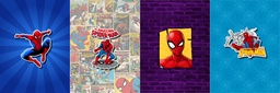 [FSM1000] BRUSH ESTAMPADO FRENTES SPIDER-MAN NIÑO