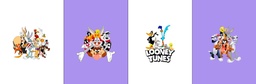[FLT1001] BRUSH ESTAMPADO FRENTES LOONEY TUNES NIÑO