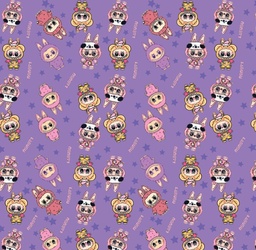 [VLB1002] BRUSH ESTAMPADOLABUBU FONDO MORADO