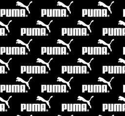 [MPU1004] BRUSH ESTAMPADO PUMA NEGRO LETRA BLANCA