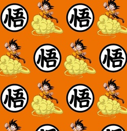 [VGU1002] BRUSH ESTAMPADO GOKU NARANJA