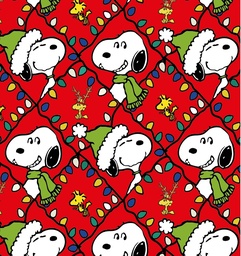 [NSO1005] BRUSH ESTAMPADO SNOOPY NAVIDAD CUADROS