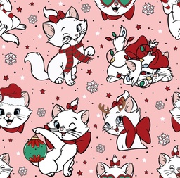 [NGM1002] BRUSH ESTAMPADO GATA MARIE NAVIDAD 3