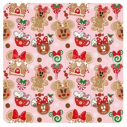 [NMG1000] BRUSH ESTAMPADO NAVIDAD MINNIE GALLETAS