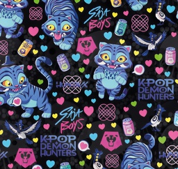 [DHU1007] BRUSH ESTAMPADO KPOP DEMON HUNTERS LATAS