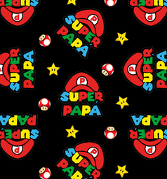 [FFD1004] BRUSH ESTAMPADO DIA DEL PADRE MARIO BROS
