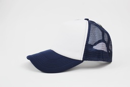 [10100] GORRA MALLA AZUL NAVY-BLANCO   